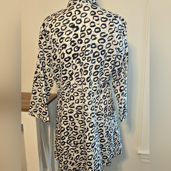 NWT NIC+ZOE  Shirt Jacket Dress Women's Size Medium - Picture 2 of 11